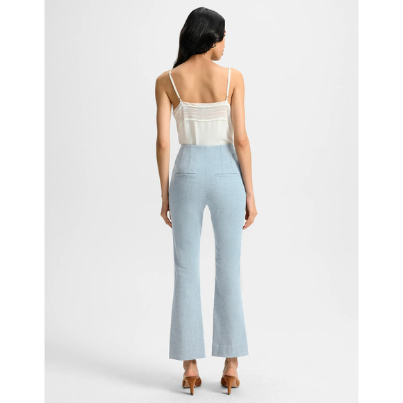 Veronica Beard Hawthorne Denim Pant Stretch-Denim Kick-Flare Pant US 10 - Picture 4 of 11